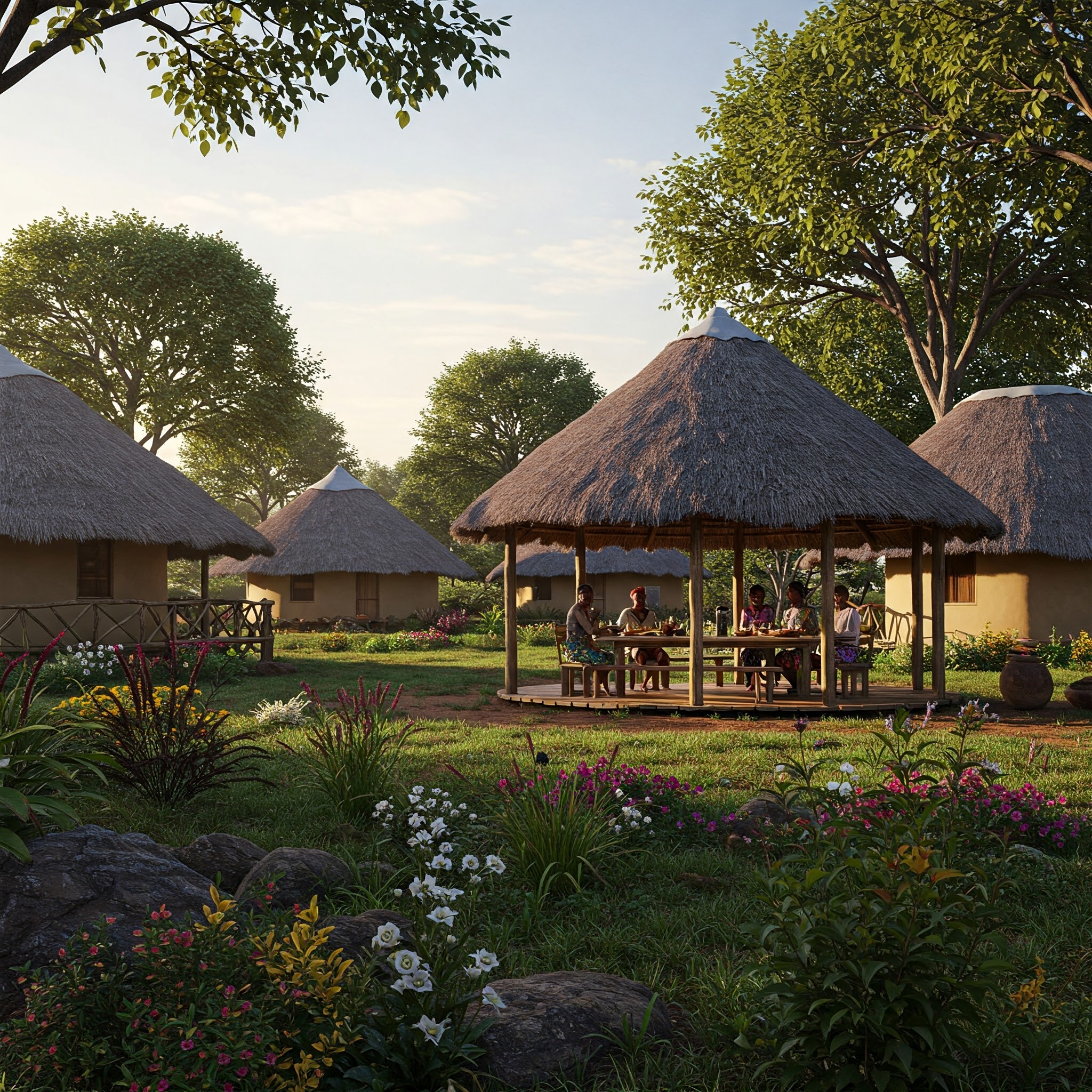Community eco lodge