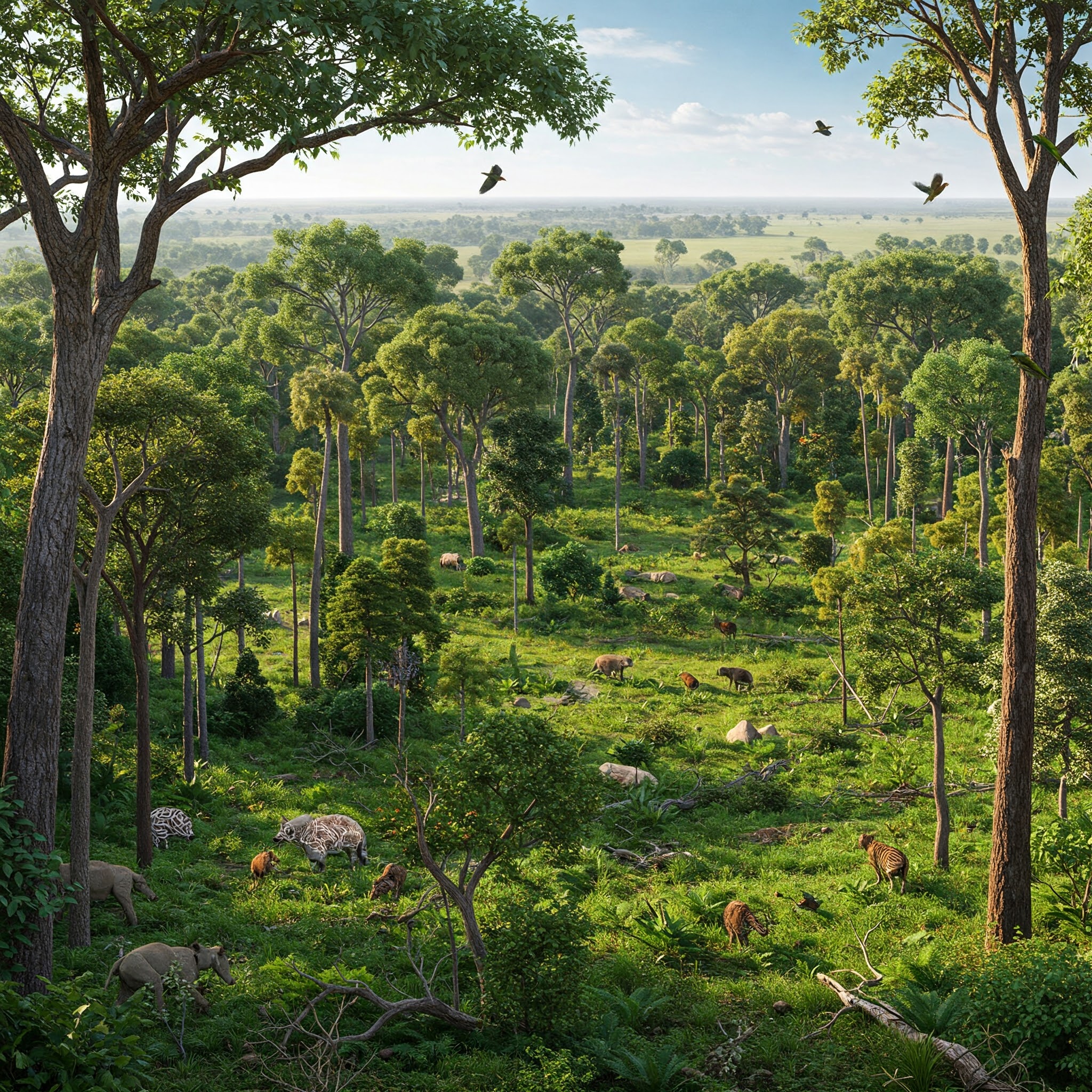 Restored forest